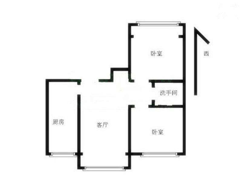 阳光乐府,2居室,1厅