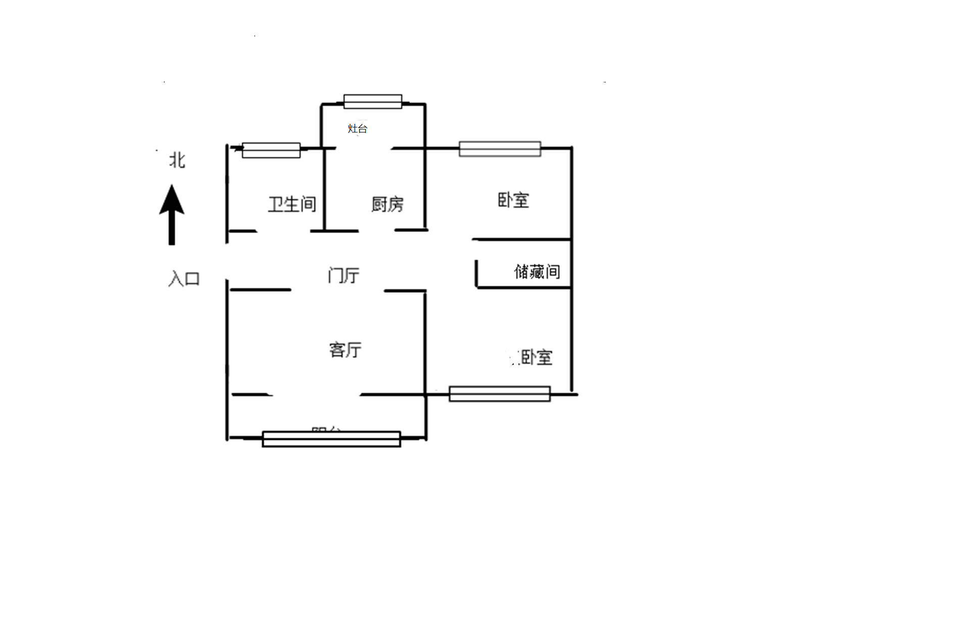 国惠村,2居室,1厅